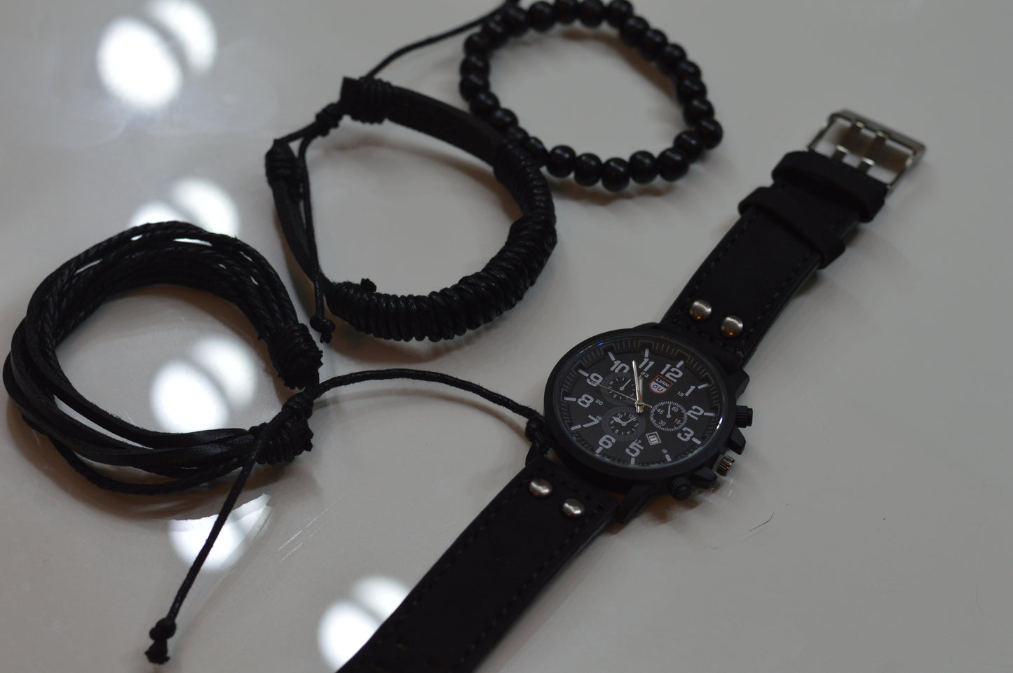 Men's Watch 4 Pcs Set