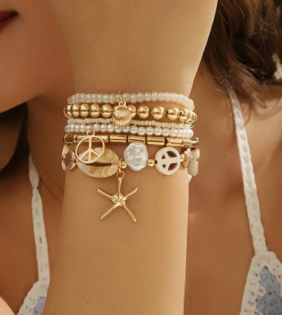 Pulsera Elegante Set De 6